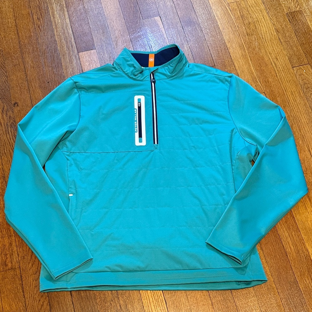 NWT Peter Millar Crown Sport Weld Elite Zip Pullover Jacket Size XL